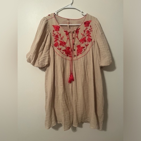 Free People Rosa Linda Embroidered Mini Dress - Picture 3 of 13